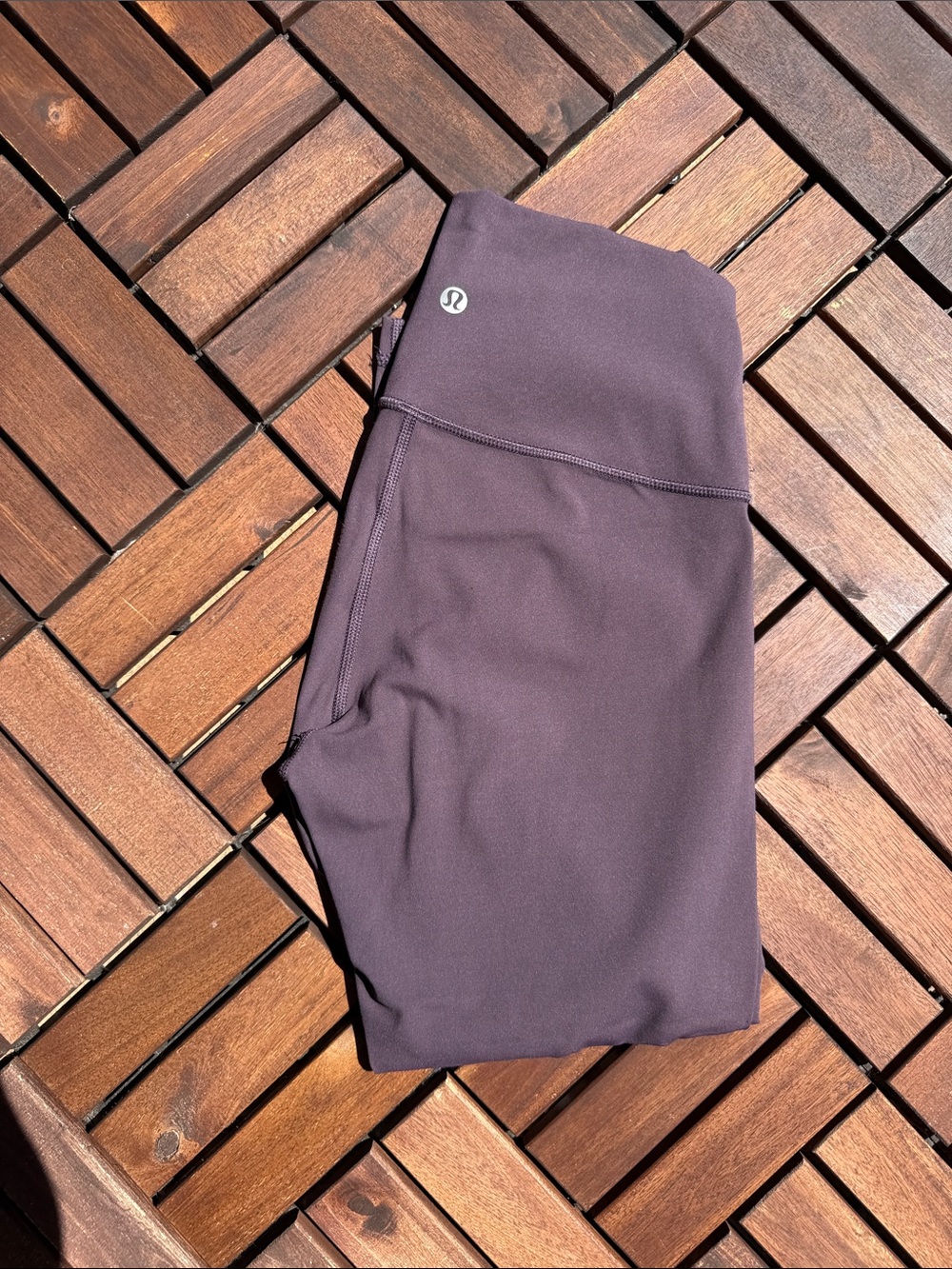 lululemon athletica Women's Deep Plum Cropped Length Wunder Under Leggings